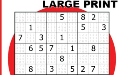 Large Brain Book of Sudoku: Large Print Sudoku Puzzle Book For Adults, Seniors & Kids With 120 Easy Sudoku Puzzles (Easy Large Print Sudoku Puzzle … Sudoku Puzzles for Kids, Adults & Seniors